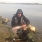 Peter picks up a trout on a buzzer