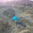 Walking all day in waders might well be warm, but it's also hard work