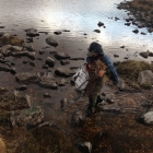 After the wind changes in the evening we decide to shift camp