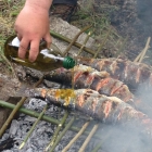 Olive oil, salt and smoke are the main ingredients
