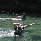 *Almost* swimming!
