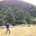 And casts three rods simultaneously, raising many questions!