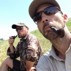 Smoking time. Could be Seal's Fur in Paul's pipe.
