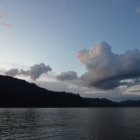 Big clouds - it rains most days now.