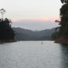 Looking out from Home Bay