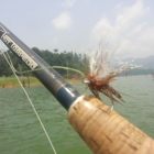 My first exciting dun on the HT4. It looks out of focus because that's what the fish want.