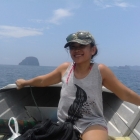 Ashly on the seas in Thailand