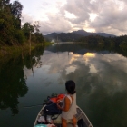 Fishing with Ashly - who has learned to cast properly!