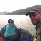 Ashly and Paul heading down the lake