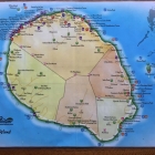 The Map of Camiguin Island, Philippines